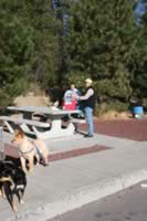 At a rest stop after Salt Water Falls (151kb)